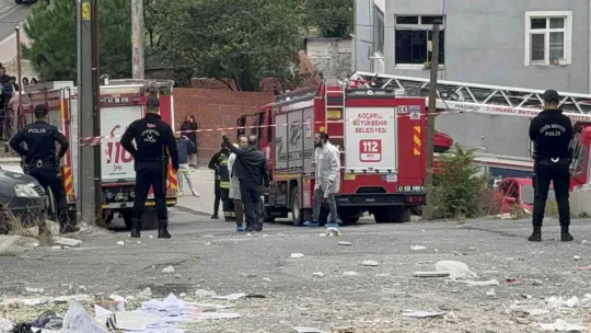 Patlama sonrası büyük tahribat: Duvar parçalandı ve karşı binayı etkiledi