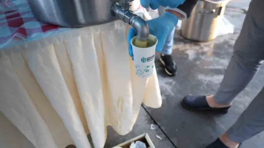 Pazarcı esnafına çorba ikramı