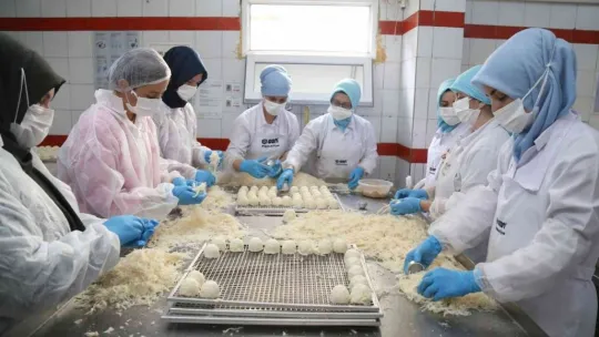 Pişmaniye ustaları KO-MEK'te yetişiyor