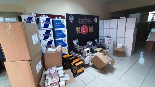 Kocaeli'de kaçakçılara operasyon