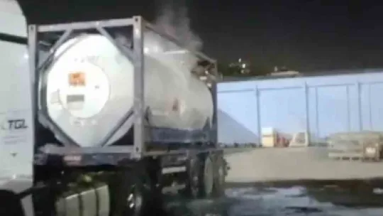 Polisan'da kimyasal sızıntı