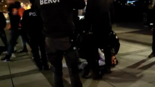 Kent Meydanı'nda gergin anlar