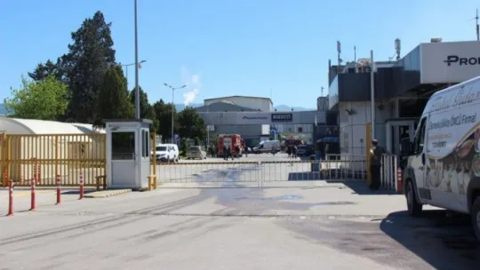 Prometeon Lastik Fabrikası'nda yangın!