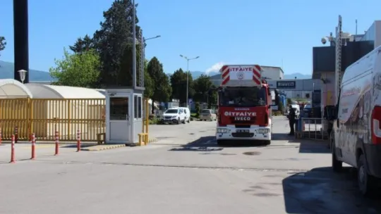 Prometeon Lastik Fabrikası'nda yangın!