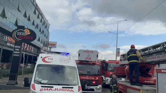 Restoranda yangın alarmı!