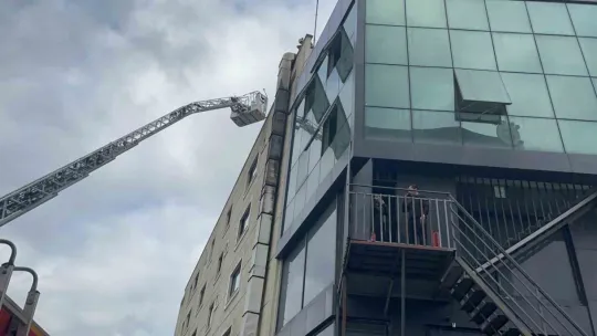 Restoranda yangın alarmı!