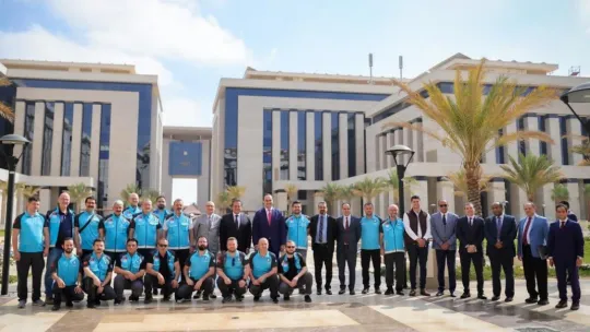 Bakan Koca: 20 kişilik sağlık personeli Mısır'a ulaştı