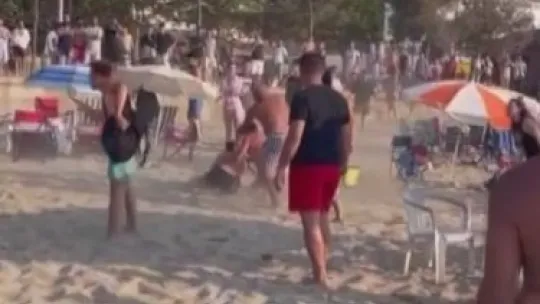 Kandıra sahilinde kavga çıktı