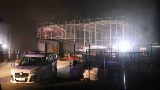 Sakarya'da fabrika yangını