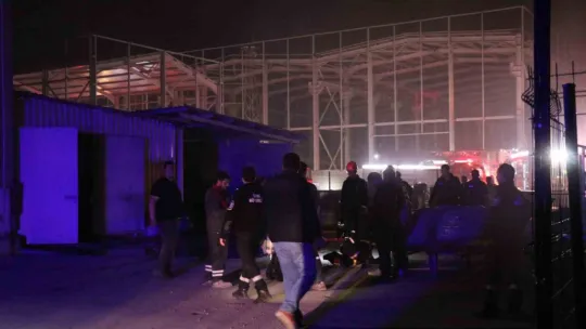 Sakarya'da fabrika yangını