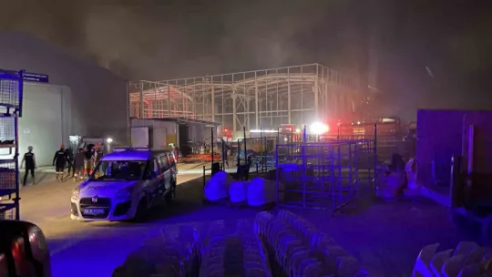 Sakarya'da fabrika yangını
