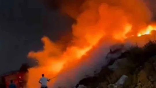 Sakarya'da korkutan yangın