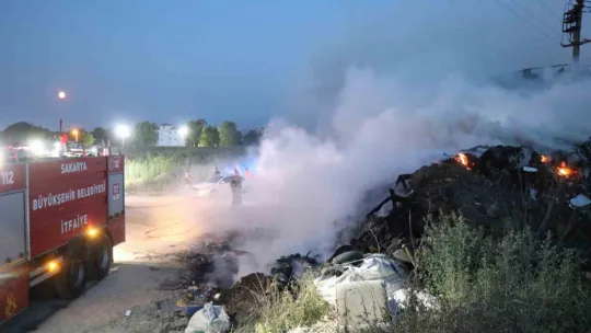 Sakarya'da korkutan yangın