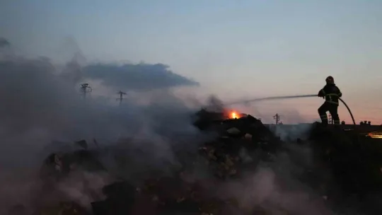 Sakarya'da korkutan yangın