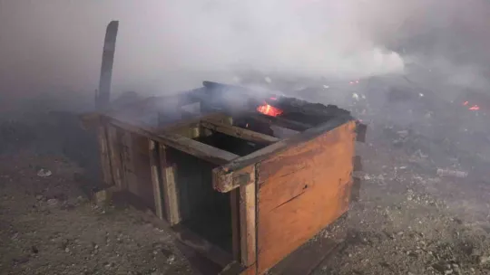 Sakarya'da korkutan yangın