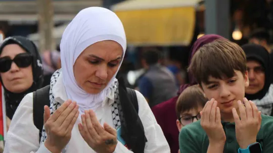 İsrail'in zulmüne karşı yürüdüler