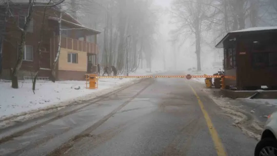 Samanlı Dağları'nın zirvesi beyaza büründü