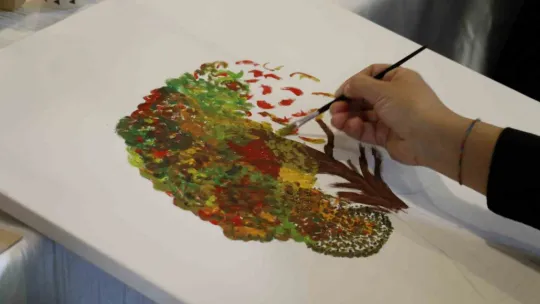 Sanat dolu bir gün geçirdiler