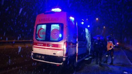 Bungalov evlerinin şantiyesinde YANGIN!