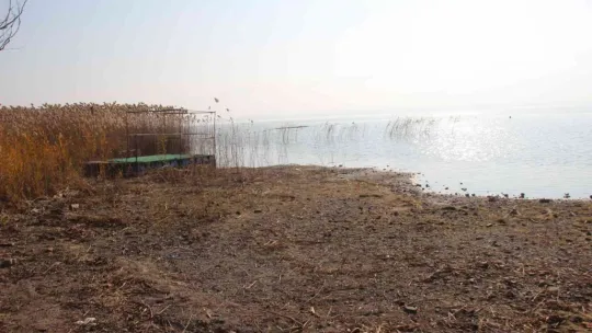 Sapanca Gölü alarm veriyor, su 40 metre çekildi