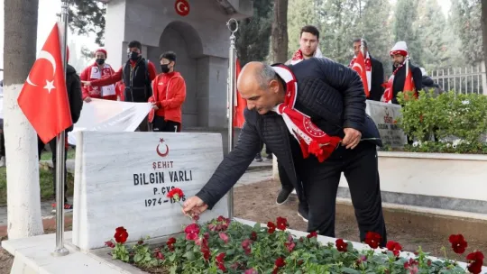 Sarıkamış şehitleri için yürüdüler