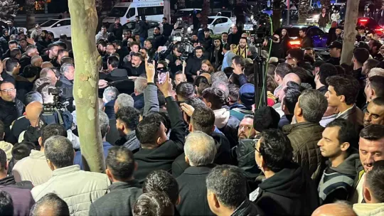 Şehit cenazesinde Özgür Özel'e tepki