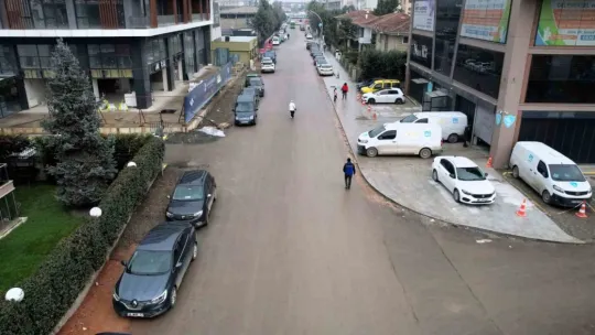 O caddede çalışmalar tam gaz