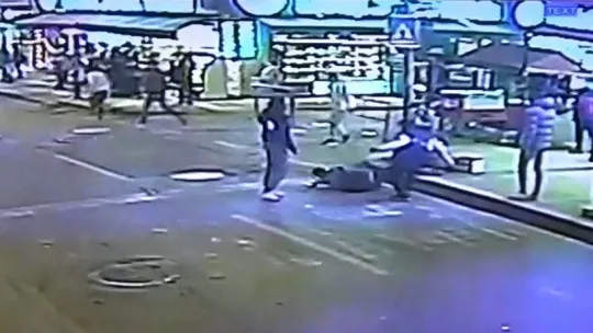 Şehrin göbeğinde böyle dehşet saçtılar
