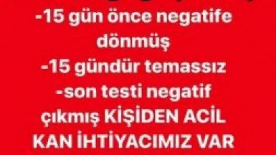 Şener Söğüt'ün abisi için acil kan aranıyor!