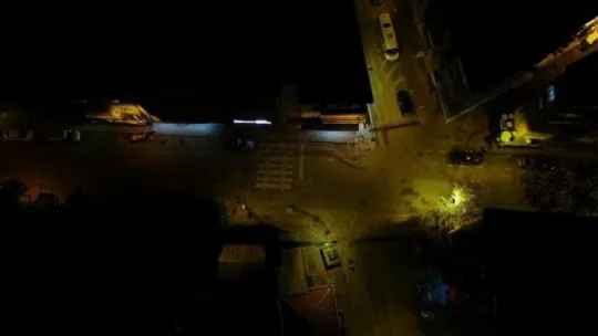 Sessizliğe bürünen Kocaeli havadan görüntülendi