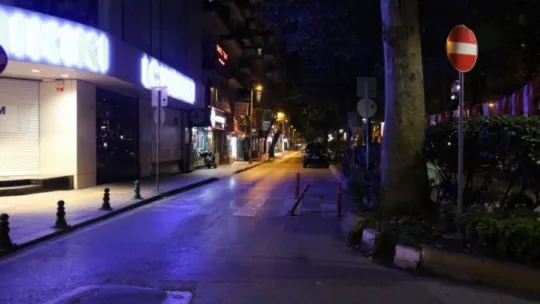 Sessizliğe bürünen Kocaeli havadan görüntülendi