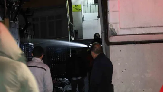 Tekstil atölyesinde yangın