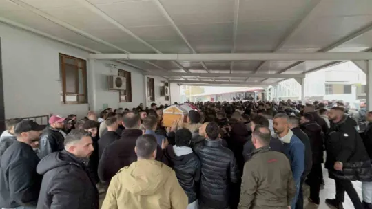 Silahlı kavgada hayatını kaybeden futbolcuya son veda