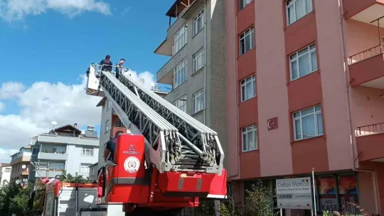 Sinir krizi geçirdi, kelepçelenerek ambulansa taşındı