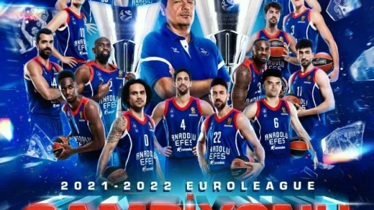 Siyasilerden Avrupa Şampiyonu olan Anadolu Efes'e tebrik mesajı