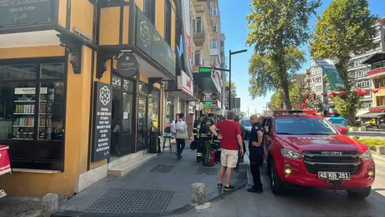 İzmit'teki güzellik merkezinde korkutan yangın