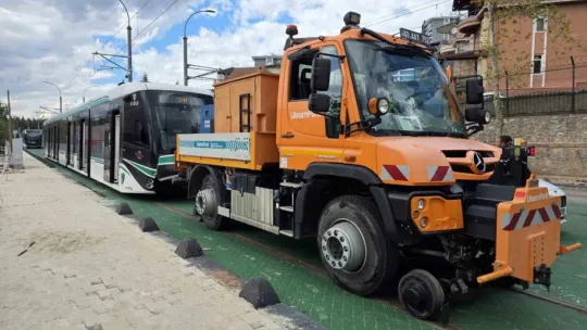 Stadyum tramvayı milli maça hazırlanıyor
