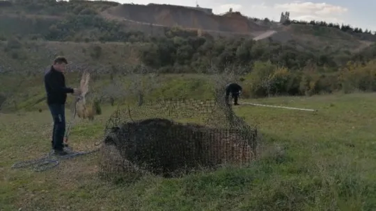Su kuyusuna düşen çakal bakın nasıl kurtarıldı!