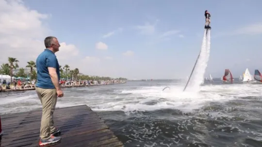 Su Sporları Festivali nefesleri kesti