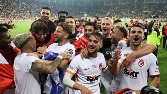Süper Lig'de şampiyon Galatasaray