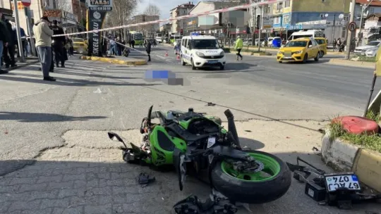Sürat motosikletiyle ölüme böyle sürdü