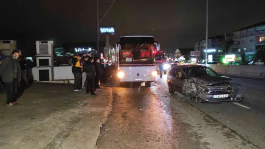 Tartışmalı kaza kameraya yansıdı