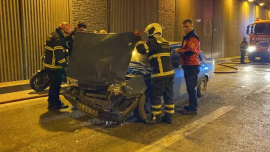 Takip mesafesini korumamanın sonu kötü bitti!