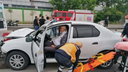 Taksi beklerken hayatının şokunu yaşadı!