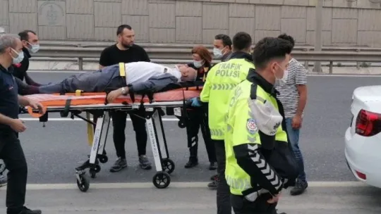 Taksi beklerken hayatının şokunu yaşadı!