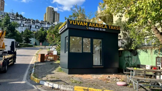 Taksi durakları prefabriğe çevrilecek