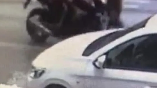 Taksicinin öldüğü kaza anları kamerada!