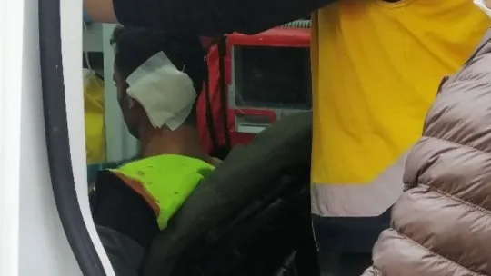 Tartıştığı arkadaşını kafasından bıçakladı