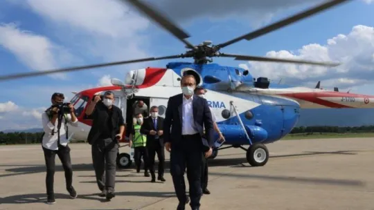 Tatilinin son gününde helikopterli denetim!