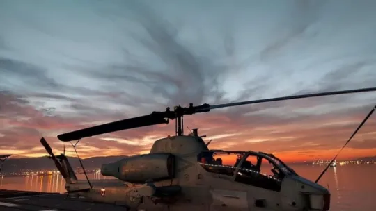 TCG Anadolu tüm heybetiyle havadan görüntülendi